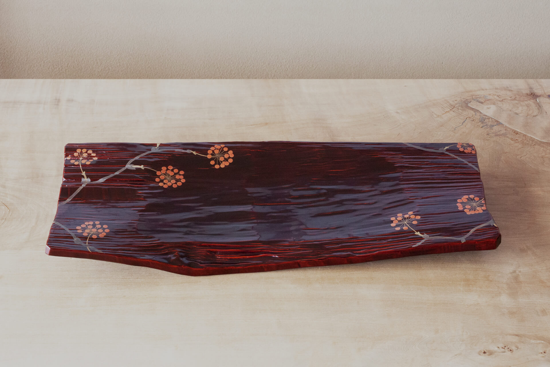 【新品】漆工芸　漆作家　本間幸夫　拭き漆　稲穂文弁当箱　荻房　 漆器 新品】漆工芸 漆作家 本間幸夫 拭き漆 稲穂文弁当箱 荻房 漆器